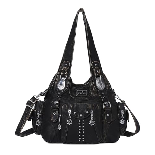 Image of Angel Kiss Purses for Women Soft PU Leather Large Hobo Bags for Women Shoulder Bag | Soft