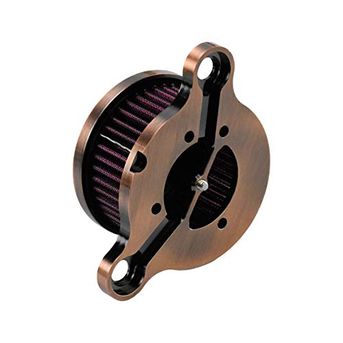 Filtro de ar de motocicleta HDBUBALUS bronze admissão de ar adequado para Harley Sportster XL48 XL88