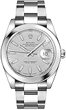Men's Rolex Datejust 41 Silver Dial Oystersteel Watch (ref. 126300)
