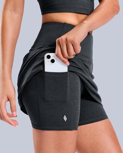 Image of SANTINY 13.5 inch /15 inch Tennis Skirt with 2 Pockets
