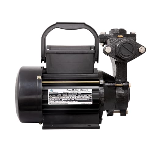 Image of 1hp Self Priming Monobloc Water Pump by EUROMOLTEN | Automatic over heat protection | Anti rust CED coating | F Class high temperature Insulation | Leak proof winding technology | Heavy Duty pump