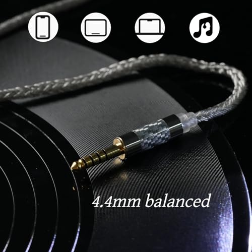 Cable reemplazo IEM 4.4mm balanceado 1.25 m miniatura 5