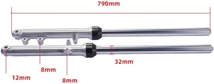 1 Pair Motorcycle Front Shock Absorbers Forks Fit For GN125 GS125 790MM