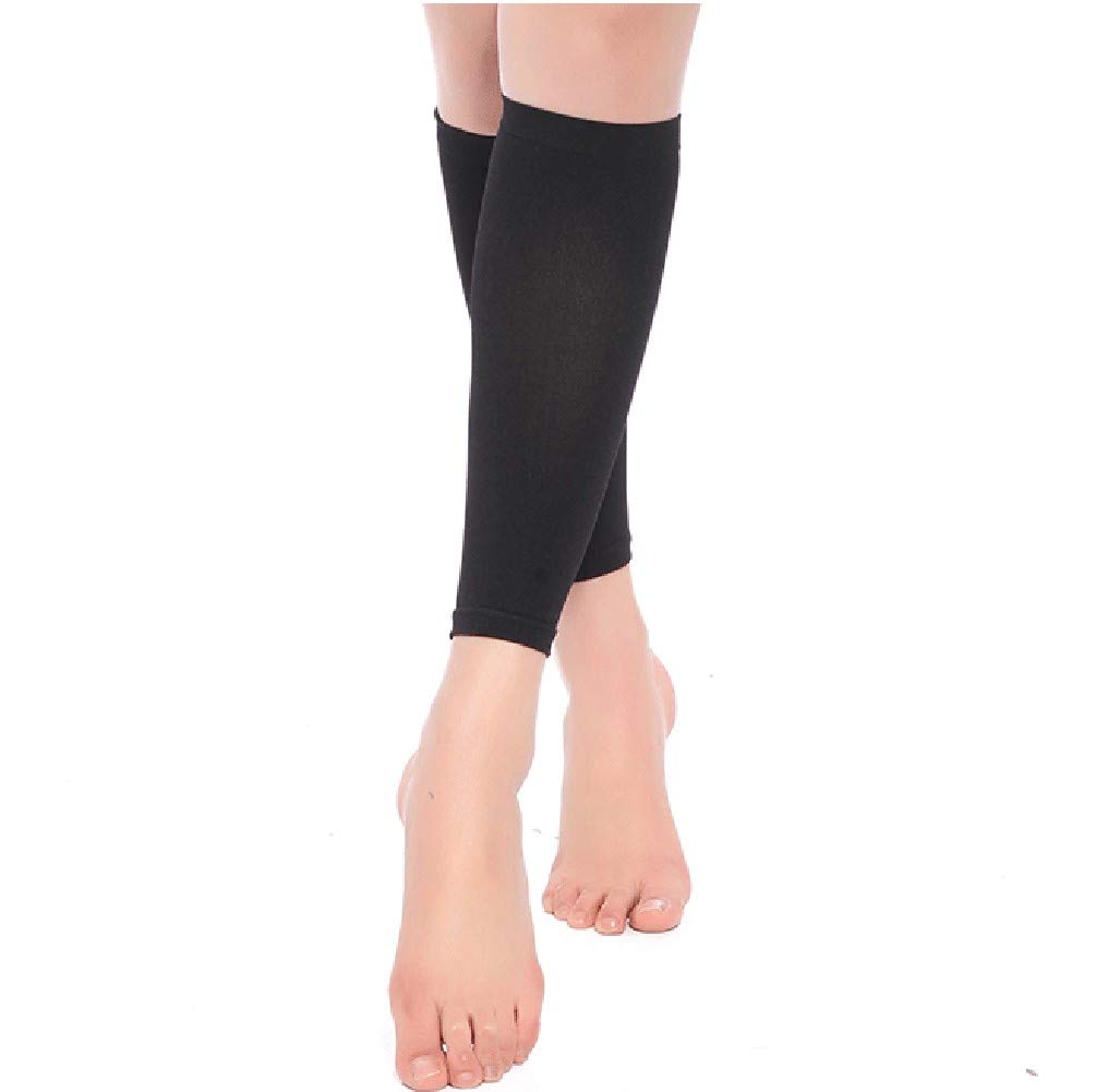 1 par de Medias de compresión para pantorrillas, Medias de compresión para moldear Las piernas Calcetines sin pies para Correr, Andar en Bicicleta, Viajar