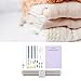 LK150 6.5mm Mid Gauge Plastic Domestic Knitting Machine Includes Yarn Needles Accessories for Adults/Kids