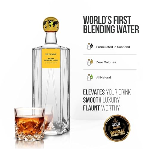 Image of Estuary Whiskey Blending Water (Pack of 2 X 200 Ml) | Premium Non-Alcoholic Mixer for Whiskey