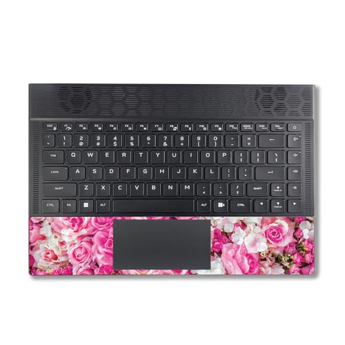 Image of MightySkins Carbon Fiber Skin Compatible with Alienware X14 R2 (2023) Full Wrap Kit - Bed of Roses | Protective, Durable Textured Carbon Fiber Finish | Easy to Apply & Change Styles | Made in The USA