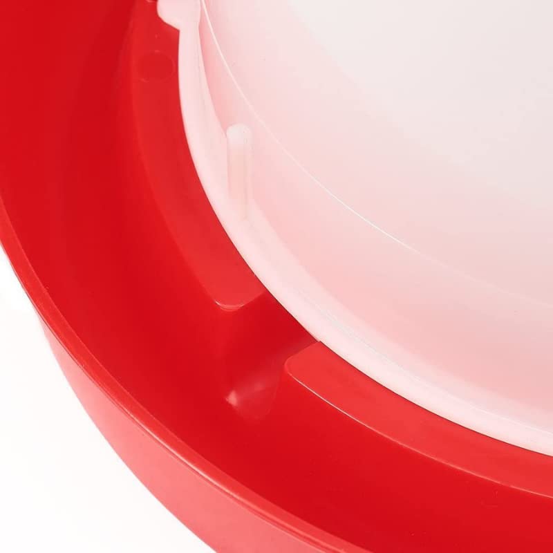 Küken Feeder ,Küken Trinkbrunnen Kit ,1.5L Tränke für Geflügel,Hängender Geflügelfutter Automat Geflügelbrunnen Kunststoff Geflügeltrinker für Farm, Hühnerstall, Huhn – Bild 6
