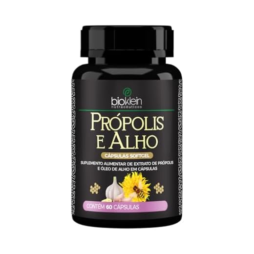 Própolis e Alho - 60 Cápsulas - Bioklein, Bioklein