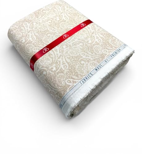 Image of JHABAK'S Unstitched 100% Pure Cotton Shirt Fabric for Men - Shirt Fabric & Kurta Material