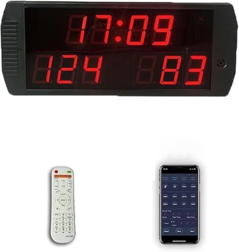 Marcador electrónico deportivo con control remoto y montaje miniatura 1