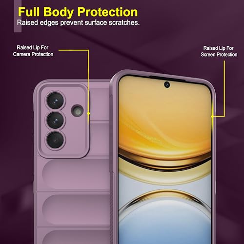 Image of Zapcase Back Case Cover for Samsung Galaxy A57 5G | Compatible for Samsung Galaxy A57 5G Back Cover | Liquid Silicon Magic Case with Camera Protection | Lavender