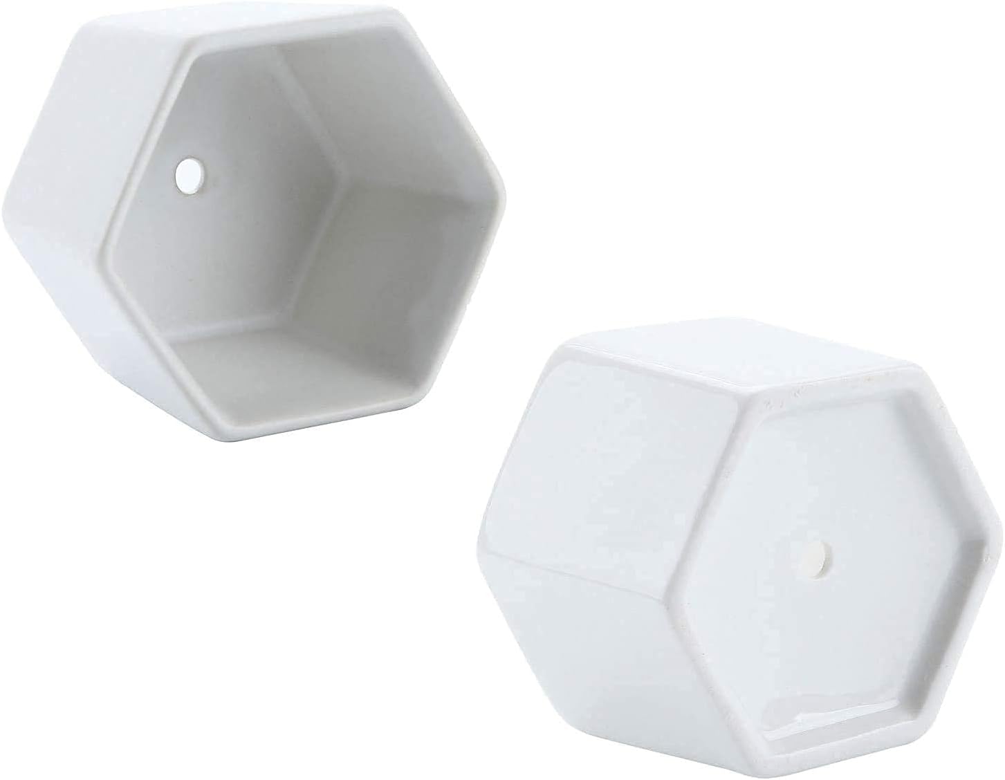 T4U Geometric Pots with Bamboo Tray and Crystal Quartz 1 lb