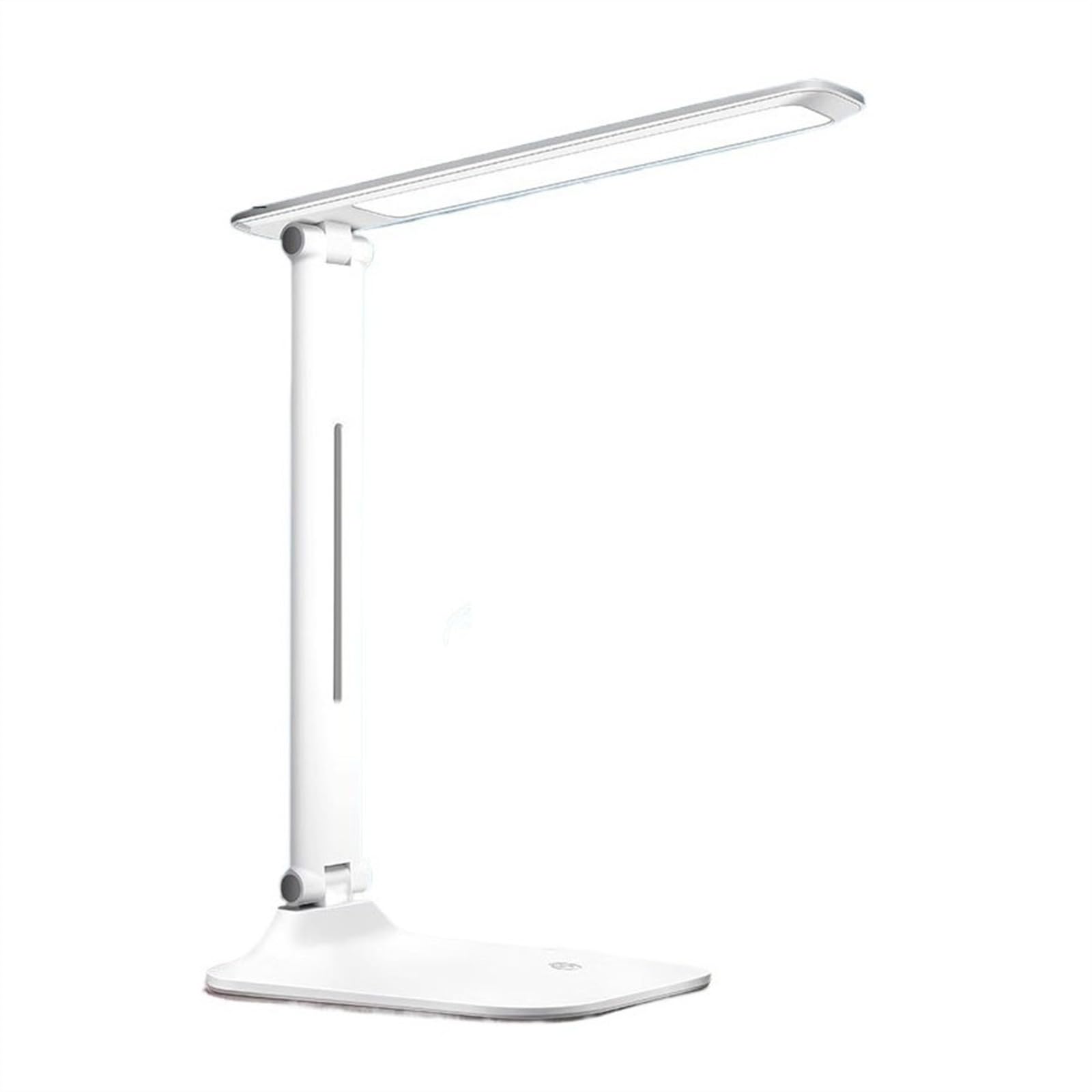 Lampa stołowa Lampka do czytania Lampa biurkowa LED z portami USB, lampa biurkowa z ochroną oczu, 3 tryby kolorów, 3 poziomy jasności, składana lampka do czytania do domowego biura Lampa nocna do sypi