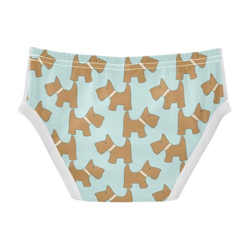 Cotton Little Boys Briefs Soft Cute Scotch Terriers Toddler Underwear2