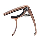 SOUGIC Guitar Capo,Professional guitar accessories Zinc Metal Capo for 6 String Acoustic Guitar,...