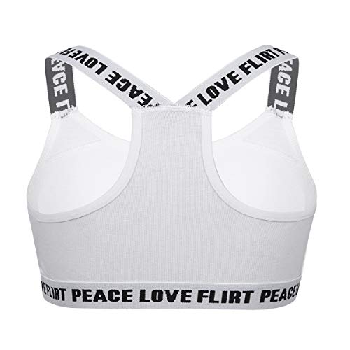 JanJean Puberty Growing Teenage Young Girls Padded Cotton Dance Sports Bras Training Bra Yoga Workout Fitness Bra2