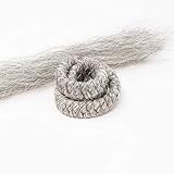 Mehron Makeup Crepe Hair 12-inch Braid (Light Grey)