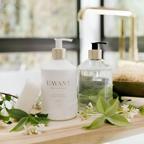 Image of L'AVANT Collective Hand Soap, Dish Soap & Multipurpose Surface Cleaner Fresh Linen | High Performing Formula Luxurious Ingredients Soft Smooth Hands & Dishes | Kitchen Home Decor Hostess Gifts