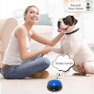 Dog buttons for communication starter pack dog training speaking buttons 30 second record  playback recordable buttons to teach your dog to communicate   cucciolini doodles