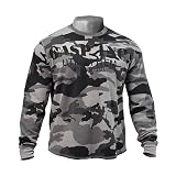 GASP Herren Thermal Gym Sweater, Tactical Camo, L