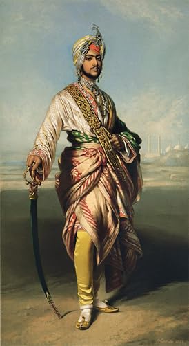 Tableau Toile Portrait Duleep Singh Maharajah - L'Émotion de l'Art Classique chez Vous