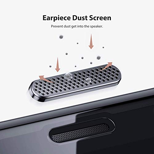 Image of STP FEEL Glass Screen Protector Designed For iPhone 14 (6.1inch) [Edge to Edge Coverage] HD Clear, Bubble-Free, Anti-Scratch Full Protection Durable Tempered Glass - Black, Pack of 1