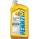 Pennzoil Platinum Euro Full Synthetic 5W-40 Motor Oil (1-Quart, Single)