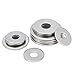Large Flat Washers M1.6-M22 | 304 Stainless Steel | DIN9021 | Metal Gaskets for Industrial Use(M6x25x1.5mm 5pcs)