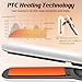 Cordless Hair Straightener and Curler,SUNMAY Voga Plus Ionic Travel Portable Flat Iron Hair Straightener for On The Go,Wireless USB Rechargeable Ceramic Hair Straightener with 3 Temps 5000mAh Battery