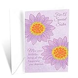 Happy Birthday Card For Sister | Made in America | Eco-Friendly | Thick Card Stock with Premium...