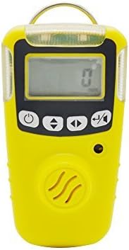 Industry Security Safe Portable (H2S) gas detector, Hydrogen Sulfide Gas Warning LCD Detection Sensor Alarm Alert Detector, measuring range 0-200ppm,Yellow