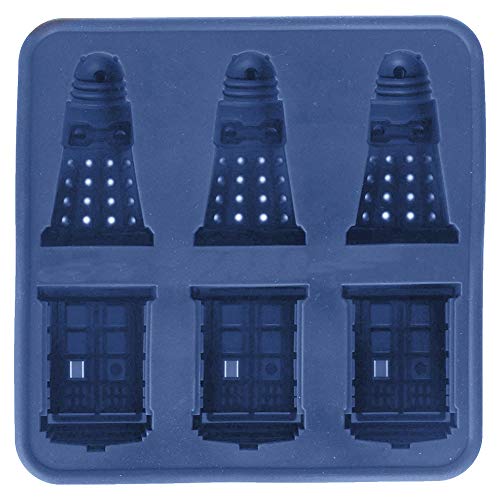 1pc silicone Ice Mold Plateau chocolat Bonbons Cube Doctor Who refroidissement Boissons Biscuits bricolage Outils de cuisson Cover