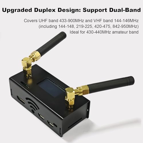 Image of AURSINC Upgraded MMDVM Duplex Hotspot Spot Radio Station WiFi Digital Voice Modem Work Contained with Raspberry Pi Zero 2W, Supports C4FM YSF POCSAG NXDN DSTAR P25 DMR, Pi-Star /WPSD