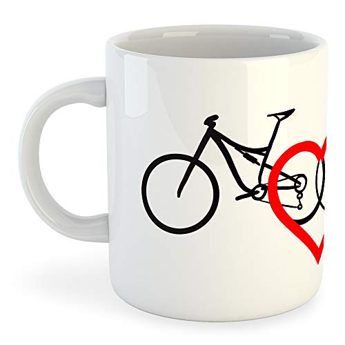 K KRUSKIS - Tasse 325 ml Vélo Love Cover