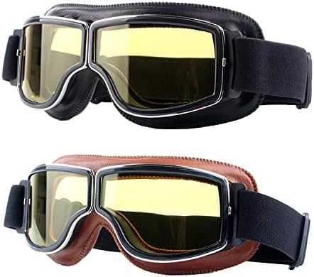 GGBuy 2-Pack Motorcycle Goggles - UV400 Anti-Fog ATV Dirt Bike Goggles For Men & Women - View #3