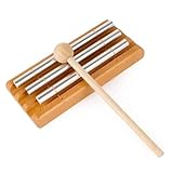 Energy Chime, 3 Ton Klangstab, Chime Klangstab mit HolzschläGel, Holz Hand Glockenspiel für Yoga Meditation FrüHerziehung Musical Lehrer Klassenzimmer Management Tool