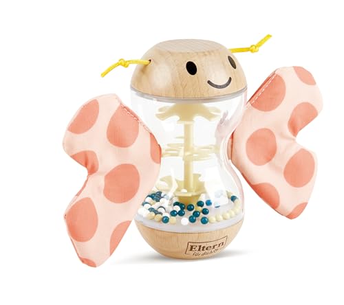 Hape Schmetterling-Regenmacher Rosalie aus Holz ab 0 Monaten