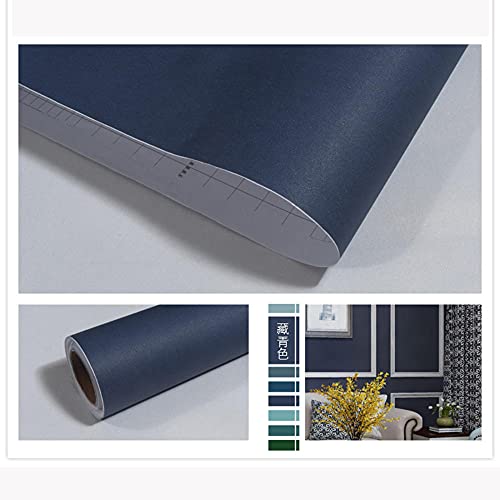 Papier peint adhésif intissé CYN texture fabuleuse couleur solide 53cm - 4