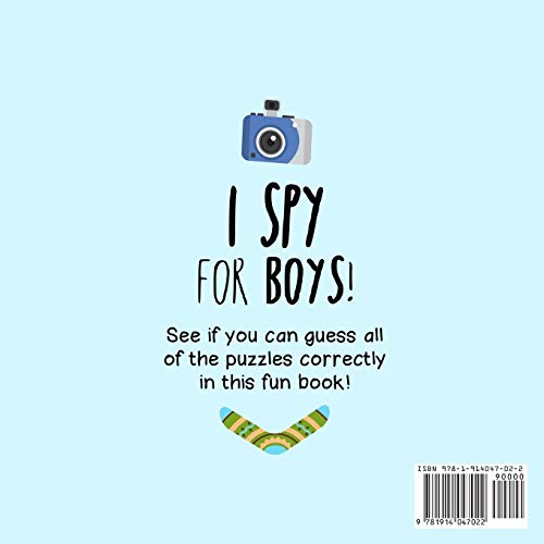 I Spy - For Boys!: A Fun Guessing Game for 3-5 Year Olds
