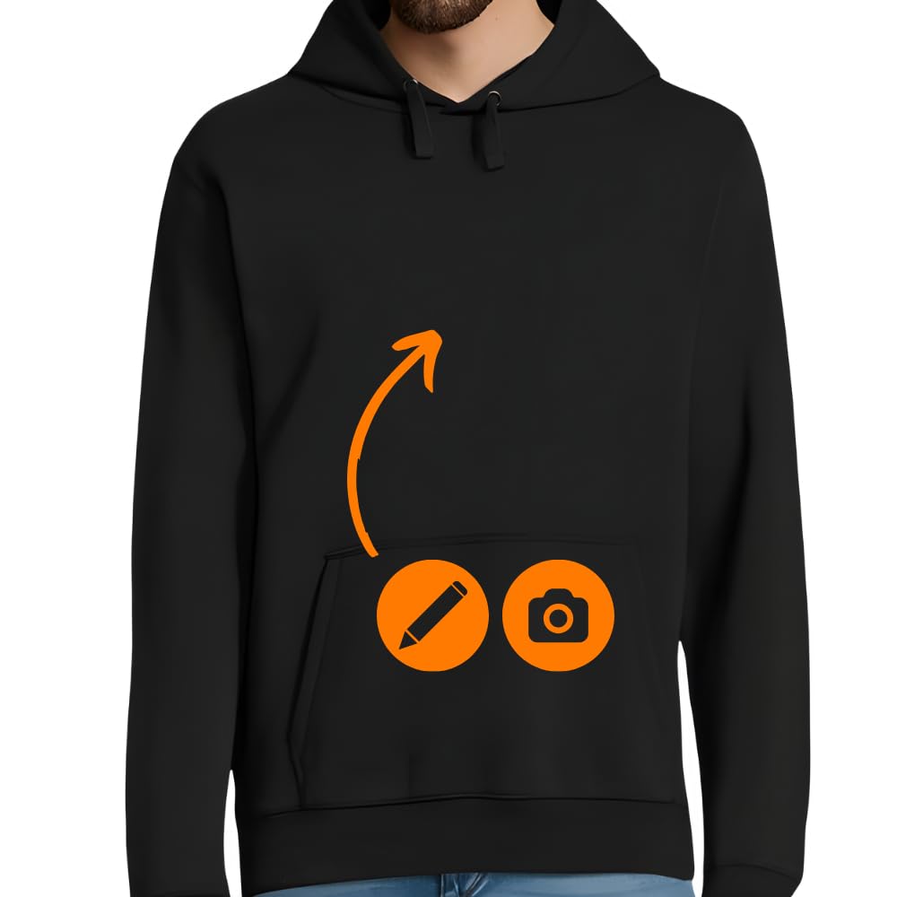 latostadora Sudadera Personalizada Boyfriend Girlfriend - Sudadera con Capucha Pareja Foto Collage Texto - Jersey Hoodie Only You Personalizable - Regalo Navidad Pareja Personalizado San Valentín