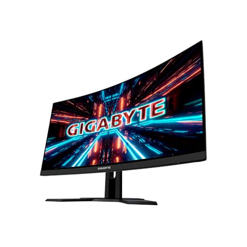 Monitor Gamer Curvo Gigabyte 27' Full HD G27FC A-SA Ajuste de Altura e Inclinação Vesa 1ms, 165Hz,HDMI,DP,USB 2.0