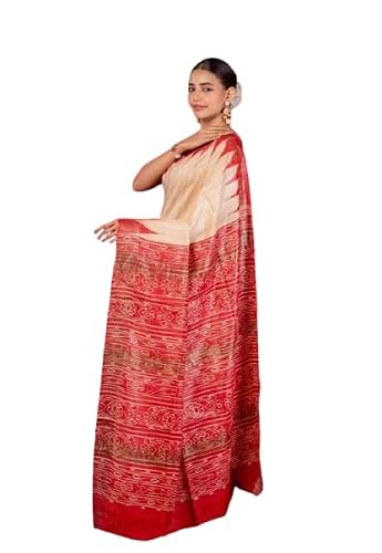 Generic tussar silk saree in tussar silk – image 3