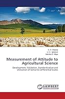Measurement of Attitude to Agricultural Science 3659462799 Book Cover