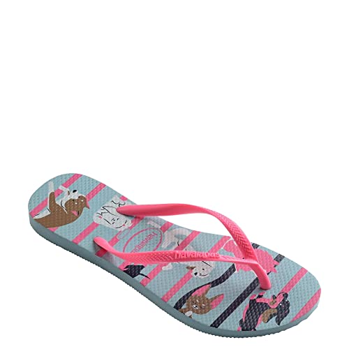 Chinelo Slim Pets, Havaianas, Feminino, Azul Water, 35/36
