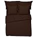 Clara Vidal - Coussin Housse 100 % Coton Base - Chocolat