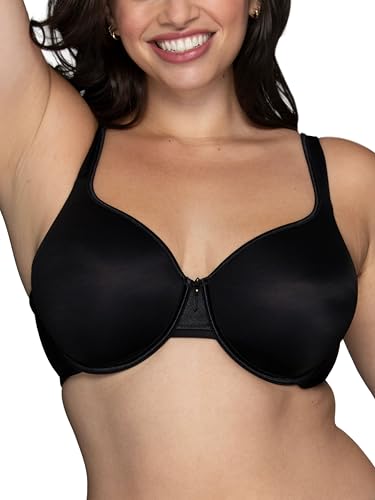 Image of Vanity Fair Women's Bra with 2-Way Convertible Straps, Body Caress Full Coverage, Lightly Lined Cups Up to Dd