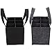 DECHOUS Fourre- Tout de Porte- Vin à 6 Bouteilles: 2Pcs Sacs D' épicerie Divisés Réutilisables Sacs de Champagne Sachet pour Le Camping de Voyage Et L' Amant de Vin de Pique- Nique Cadeau