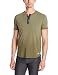 Lucky Brand Men's Kings Canyon Henley Shirt, Military Olive, X-Large