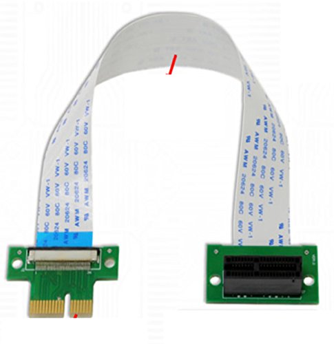 SintechPCI-e Express 1X Riser Extend Card with 20cms FPC Cable